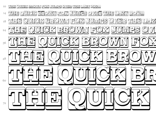 Sherlock Holmes font waterfall